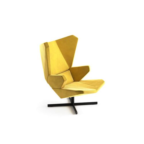 صندلی راحتی هلگر RC-113-01 yellow, مبل راحتی,مبل اداری, مبل اداری مدرن,مبلمان ارگونومیک